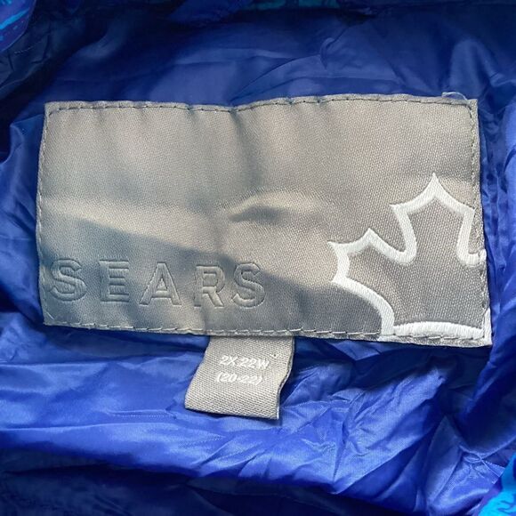 Vintage sears down filled jacket 2X 22W (size 20-22). 0768 - Picture 6 of 7